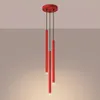 Lampa wisząca PASTELO 3P czerwona